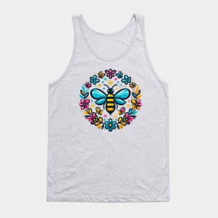 Flower Bee Tank Top